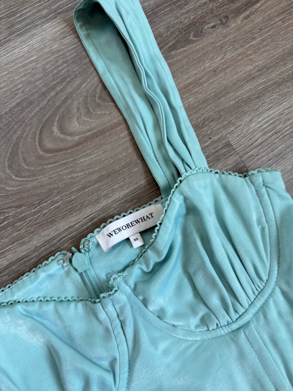 WeWoreWhat Tiered Light Blue Sundress - Picture 2 of 4